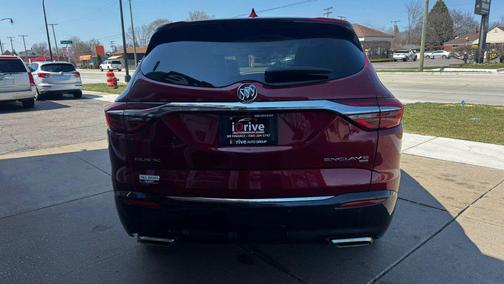 Red 2018 Buick Enclave Essence