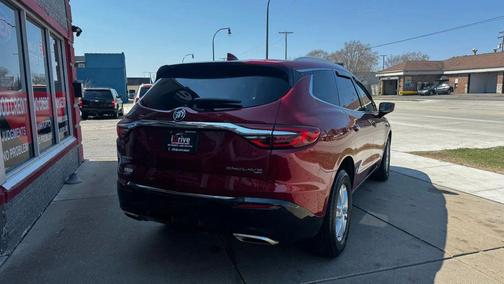 Red 2018 Buick Enclave Essence