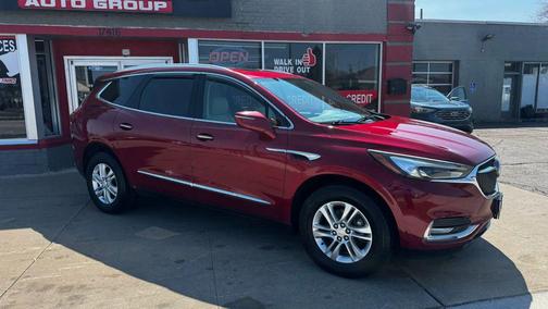 Red 2018 Buick Enclave Essence