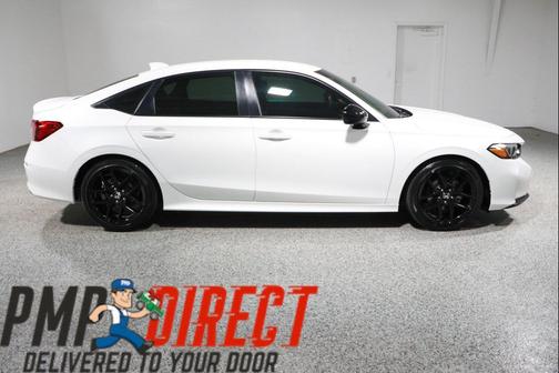 Platinum White Pearl 2025 Honda Civic Sport