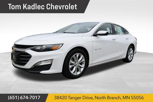 Summit White 2023 Chevrolet Malibu FWD 1LT