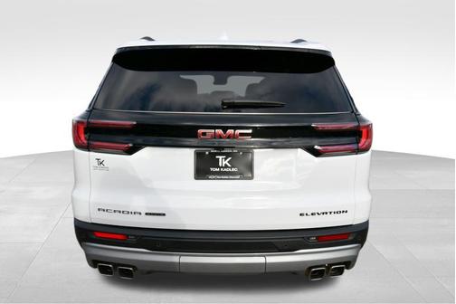 Summit White 2025 GMC Acadia AWD Elevation