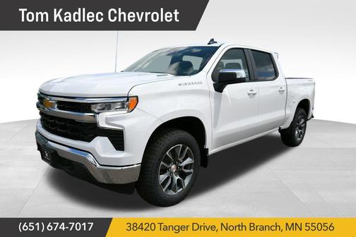 Summit White 2025 Chevrolet Silverado 1500 LT
