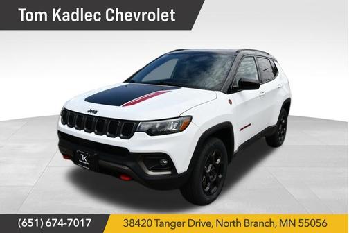 Bright White Clearcoat 2023 Jeep Compass Trailhawk