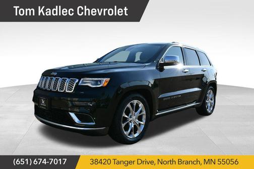 Diamond Black Crystal Pearlcoat 2020 Jeep Grand Cherokee Summit