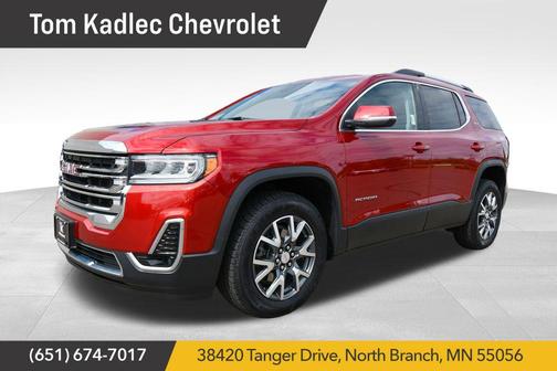 Volcanic Red Tintcoat 2023 GMC Acadia AWD SLT