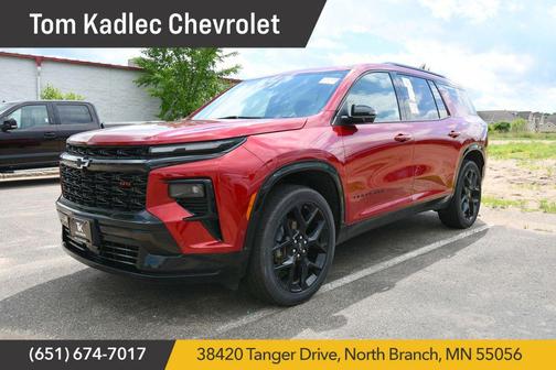 Radiant Red 2024 Chevrolet Traverse RS