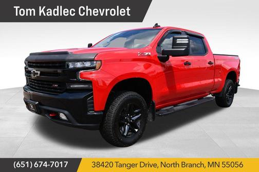 Red 2021 Chevrolet Silverado 1500 LT Trail Boss