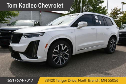 Crystal White 2021 Cadillac XT6 Sport AWD