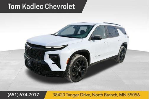 Polar White Tricoat 2026 Chevrolet Traverse RS