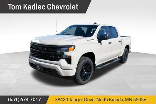 White 2026 Chevrolet Silverado 1500 Custom