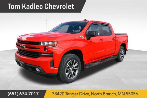 Red 2021 Chevrolet Silverado 1500 RST