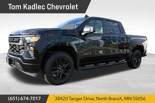 Black 2026 Chevrolet Silverado 1500 Custom