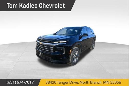 Black Metallic 2025 Chevrolet Traverse LT