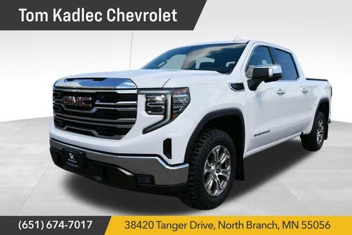 Summit White 2023 GMC Sierra 1500 SLT