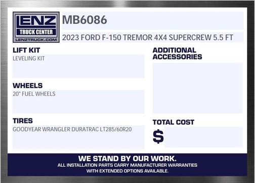 2023 Ford F-150 Tremor