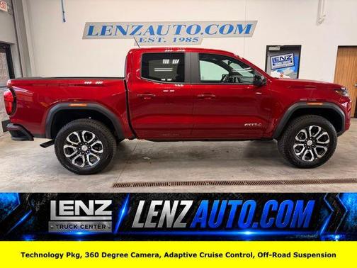 Volcanic Red Tintcoat 2024 GMC Canyon AT4