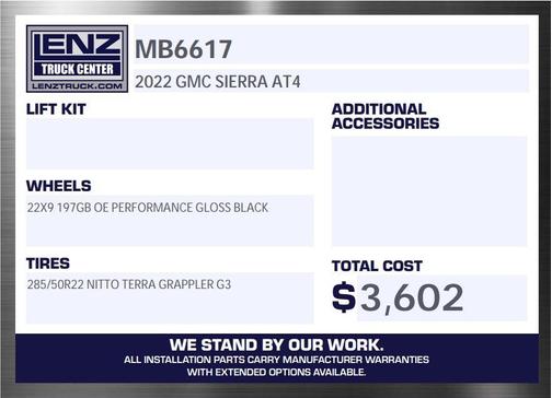 2022 GMC Sierra 1500 AT4