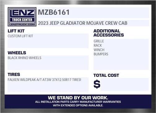 2023 Jeep Gladiator Mojave 4x4