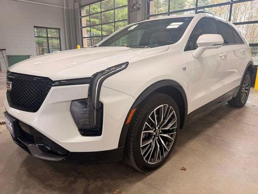 Crystal White Tricoat 2025 Cadillac XT4 Sport