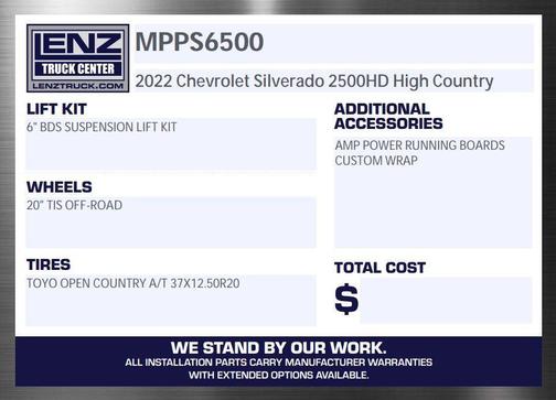 2022 Chevrolet Silverado 2500 High Country