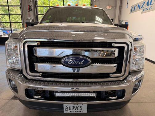 White Platinum Metallic Tri-Coat 2015 Ford F-250 Lariat