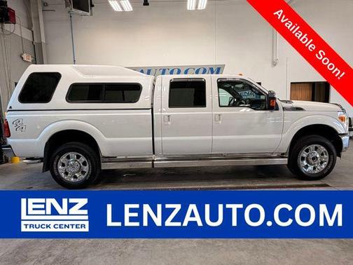 White Platinum Metallic Tri-Coat 2015 Ford F-250 Lariat
