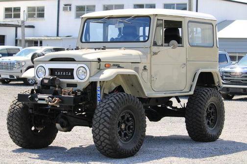 Tan 1973 Toyota Land Cruiser FJ40