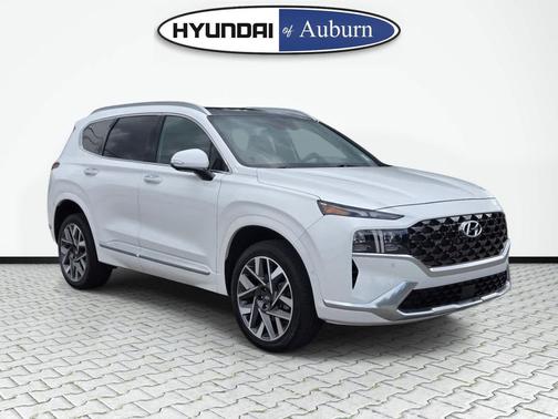 Serenity White Pearl 2023 Hyundai SANTA FE Calligraphy