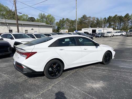 Serenity White 2026 Hyundai ELANTRA HEV SEL Sport