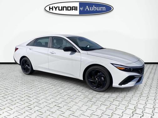 Serenity White 2026 Hyundai ELANTRA HEV SEL Sport
