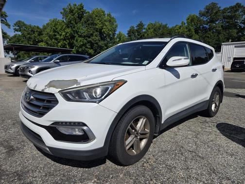 Pearl White 2018 Hyundai Santa Fe Sport 2.4L