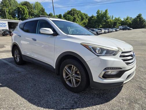Pearl White 2018 Hyundai Santa Fe Sport 2.4L