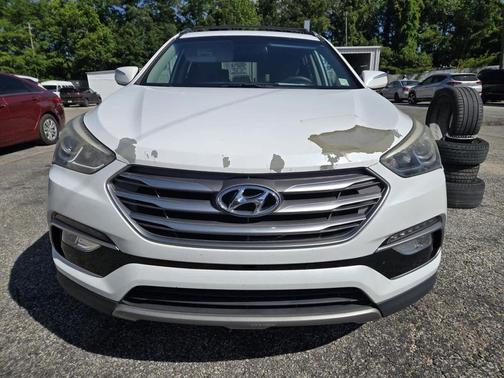 Pearl White 2018 Hyundai Santa Fe Sport 2.4L
