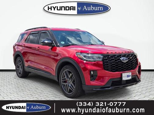 Red Metallic 2025 Ford Explorer ST-Line