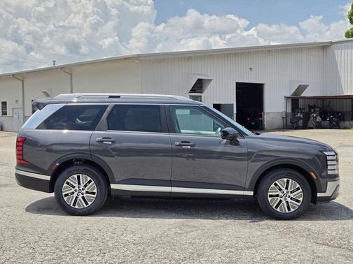 Ecotronic Gray Pearl 2026 Hyundai Palisade Hybrid Blue SEL 7P