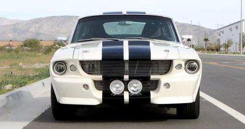 White 1967 Ford Mustang Base