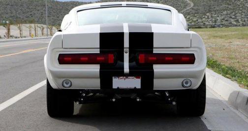 White 1967 Ford Mustang Base