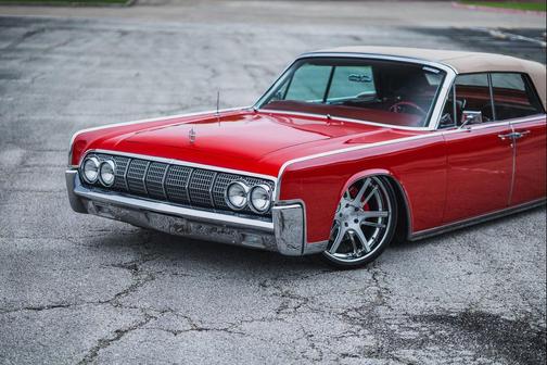 Red 1964 Lincoln Continental Custom Convertible