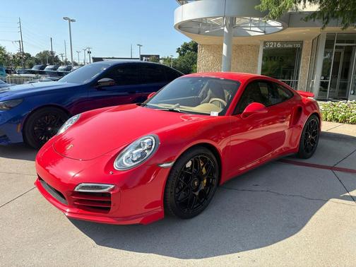 Racing Yellow 2014 Porsche 911 Turbo S
