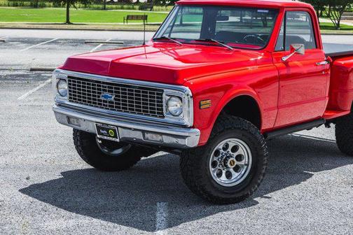 Red 1971 Chevrolet C10/K10 Restomod