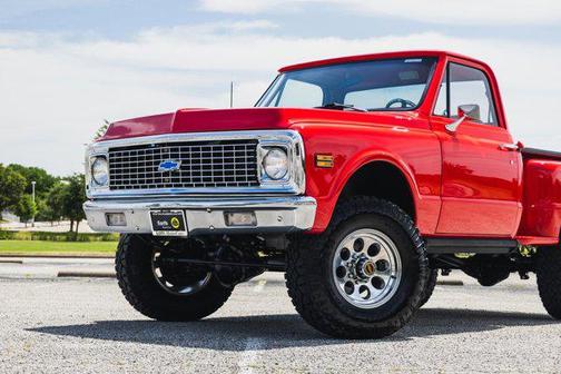 Red 1971 Chevrolet C10/K10 Restomod