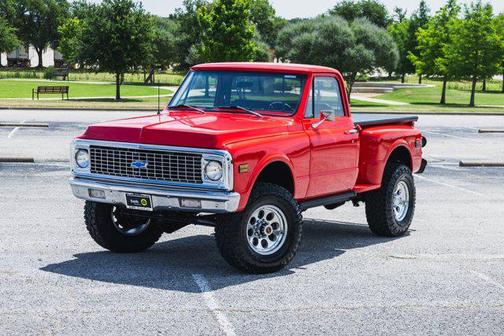 Red 1971 Chevrolet C10/K10 Restomod
