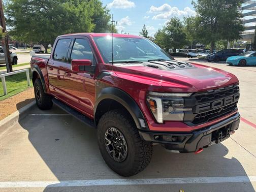 Rapid Red Metallic Tinted Clearcoat 2025 Ford F-150 Raptor R