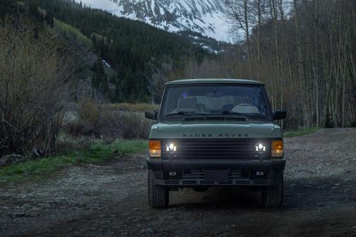 Black 1995 Land Rover Range Rover County LWB
