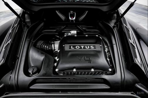 Cosmos Black 2026 Lotus Emira V6 SE Racing Line