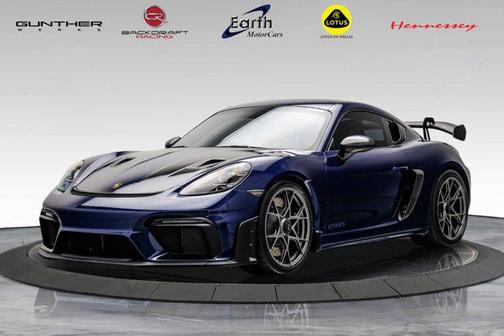 Gentian Blue Metallic 2025 Porsche 718 Cayman GT4 RS