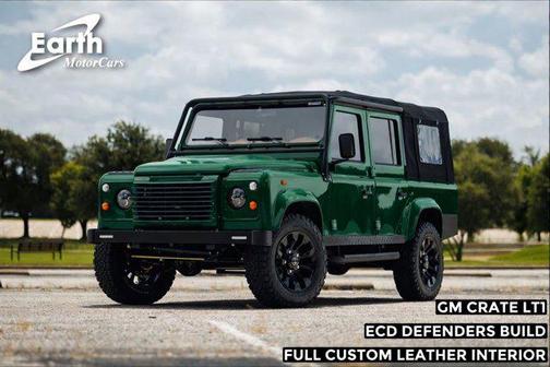 Yellow 1993 Land Rover Defender 110