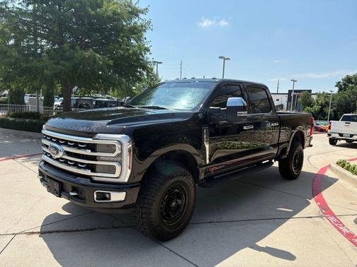 Agate Black Metallic 2024 Ford F-350 Platinum