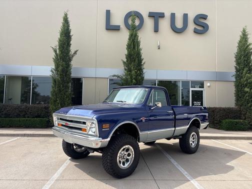 Blue 1968 Chevrolet C10/K10 Custom Rotisserie Restomod
